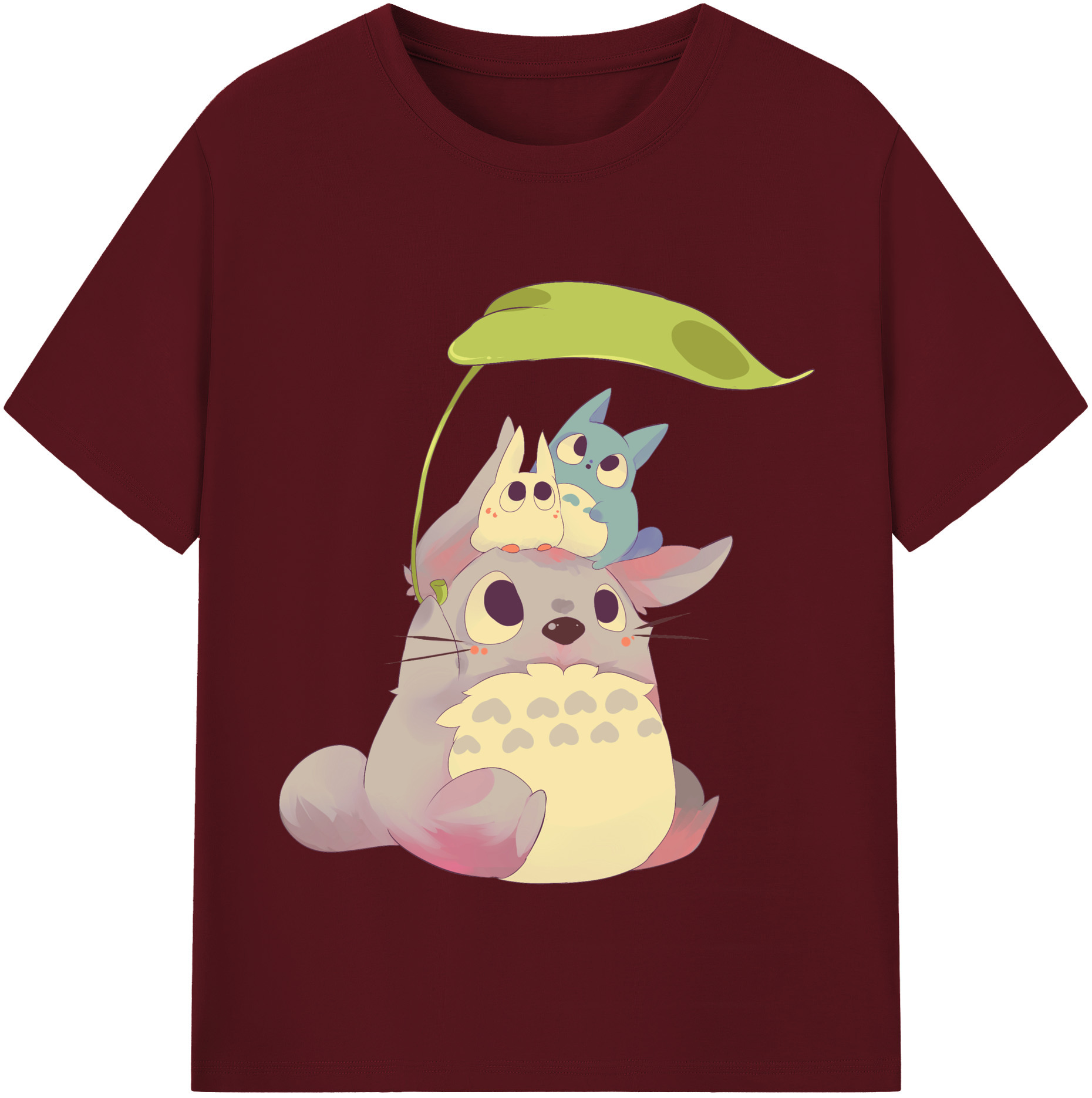 （画像用） となりのトトロ 草壁メイ 草壁サツキ My Neighbor Totoro Satsuki Kusakabe Mei Kusakabe 綿100％半袖Tシャツ（フロントプリント）